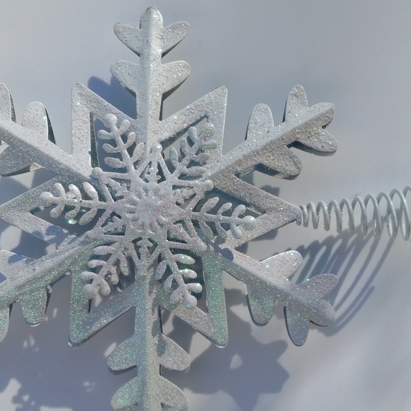 Snowflake Christmas Tree topper - Picture 3 of 5